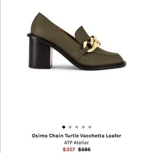 SOLD - BRAND NEW ATP Atelier Osimo Chain Turtle Loafer - Size 36